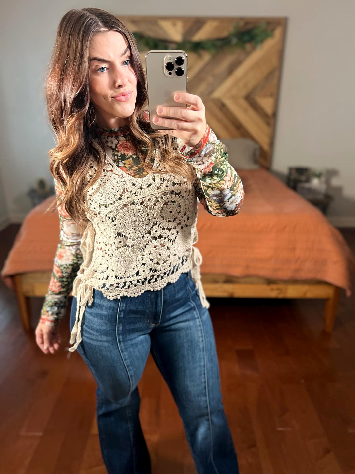 Not Over You Crochet Overlay Vest