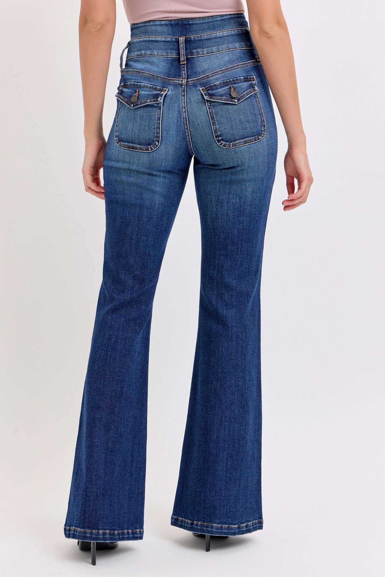 Priscilla Cello Double Waist Flares