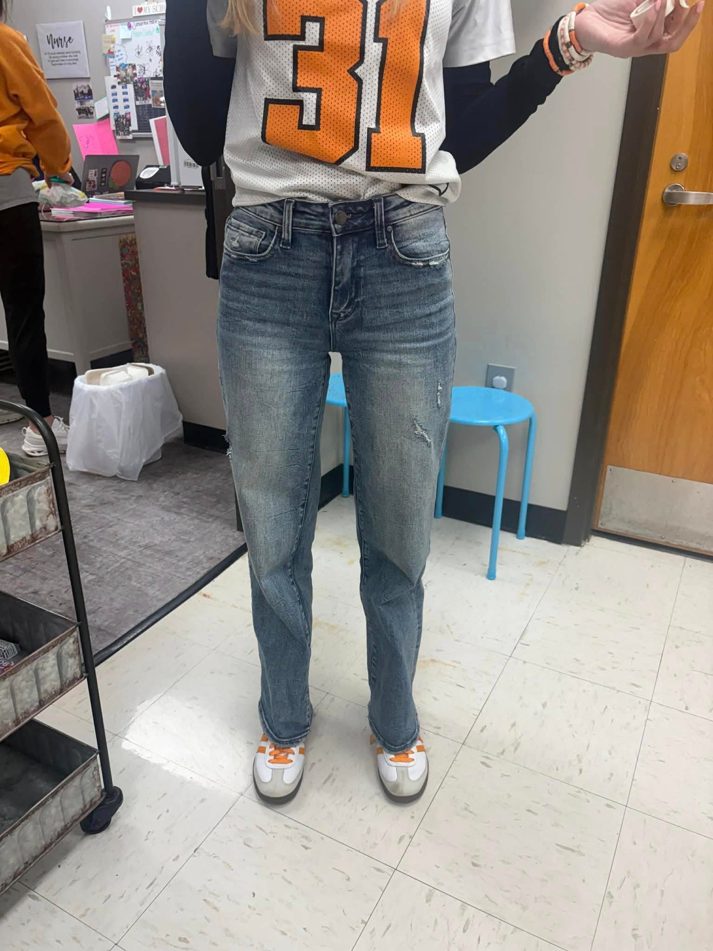 Piper Petra High Rise Straight Jeans