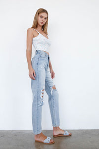 MID-RISE LOOSE FIT JEANS