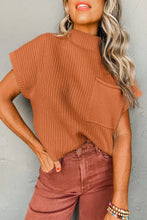 Pre-Order First Crush Ribbed Sweater Pocket Top