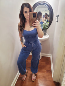 Making My Comeback Washed Jogger Jumpsuit