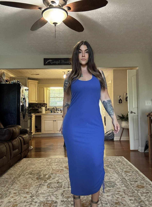 Let Freedom Ring Cobalt Blue Maxi Dress