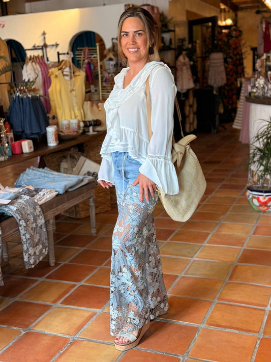 Jasmine Lace Jeans By Risen
