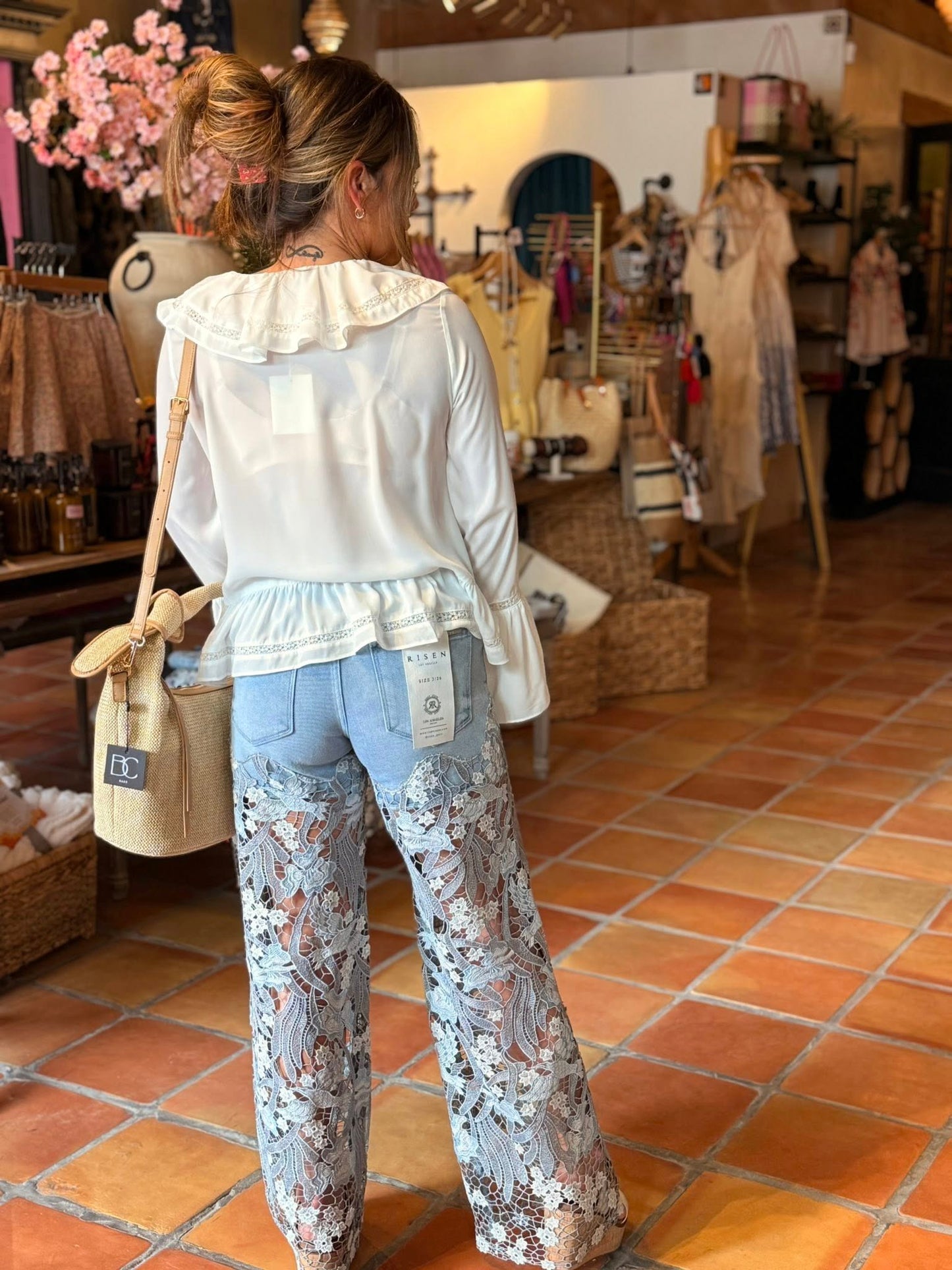 Jasmine Lace Jeans By Risen