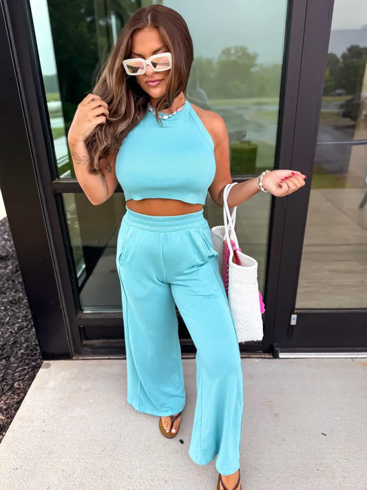 Fun In The Sun Set- Aqua