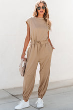 Pre-Order On The Go Beige Jumpsuit